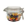 Factory Price Custom Shape Clear Empty Honey Plastic pet Jar Unique with lid 