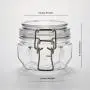 175pcs Factory Price Custom Shape Clear Empty Honey Plastic Pet Jar Unique with lid 