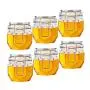 200ml 6packs High quality wholesale honey airtight jar, hexagon honey jar 200ml 6packs High quality wholesale honey airtight jar, hexagon honey jar