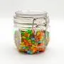 Bouteilles Hexagonales en PET 200ml avec Bouchons pour le Stockage d'Épices Bouteilles Hexagonales en PET 200ml avec Bouchons pour le Stockage d'Épices
