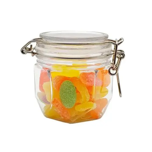 Bouteilles Hexagonales en PET 200ml avec Bouchons pour le Stockage d'Épices Bouteilles Hexagonales en PET 200ml avec Bouchons pour le Stockage d'Épices
