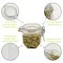 Fashion polygon lotion packaging preserve plastic pot jar 200ml 3pcs pet container