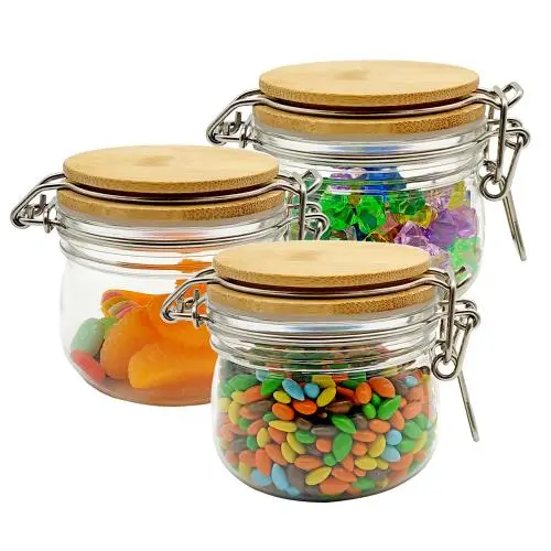 Jar Bottle World PET bottle 3 piece set PET sealed jar bubble passion fruit lemon honey bottle jam jar enzyme bottle storage tank Jar Bottle World PET bottle 3 piece set PET sealed jar bubble passion fruit lemon honey bottle jam jar enzyme bottle storage tank