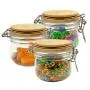 Jar Bottle World PET bottle 3 piece set PET sealed jar bubble passion fruit lemon honey bottle jam jar enzyme bottle storage tank Jar Bottle World PET bottle 3 piece set PET sealed jar bubble passion fruit lemon honey bottle jam jar enzyme bottle storage tank