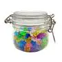 2pcs 175ml Clear Plastic Jars Containers with Airtight Lids for Kitchen Household Food Storage 2pcs 175ml Clear Plastic Jars Containers with Airtight Lids for Kitchen Household Food Storage