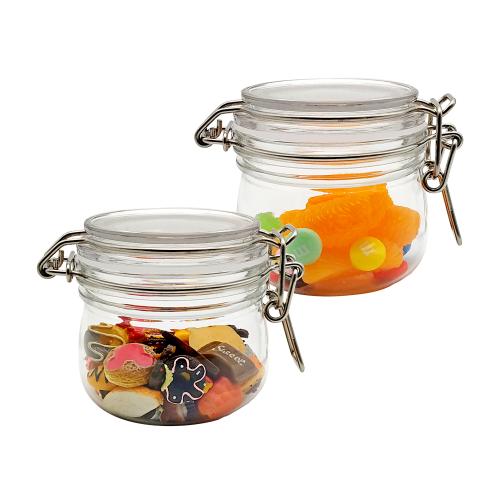 175ml 2pcs Escolourful Can Lids Jar Lids Sealing Lid Plastic Storage Food PET Jar Canning Ball Drinking Jars for Kitchen