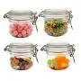 Lot de 4 Pots en PET Scellés pour Stockage Alimentation, Épices, 180ml, Récipients de Cuisine Transparent Lot de 4 Pots en PET Scellés pour Stockage Alimentation, Épices, 180ml, Récipients de Cuisine Transparent