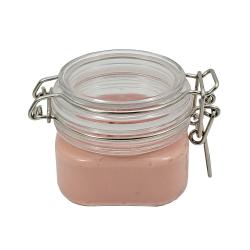 150ml porcelain clear plastic pet cosmetic jar replacement for cream Ceramic cream container wide mouth porcelain clear jar