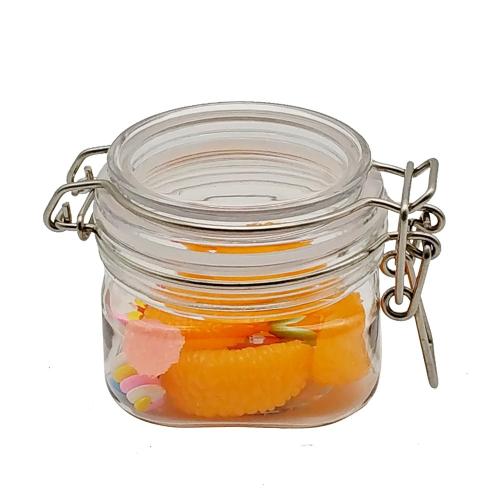 150ml(5 oz) Mini Tiny Clear Plastic Pet Jars Bottles Replacement with lid for Arts & Crafts, Projects, Decoration, Party Favors