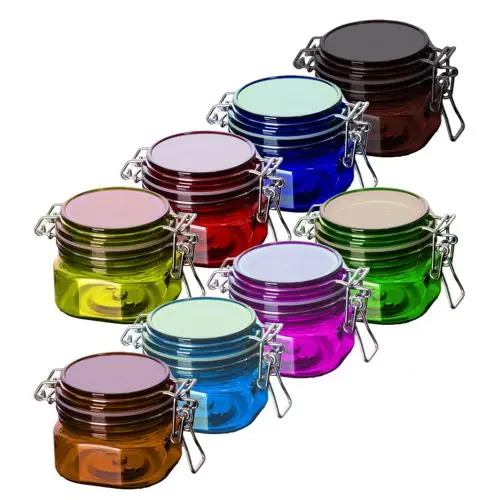 Bouteilles vides de cosmétiques carrées de haute qualité 150 ml en acrylique, 8 couleurs disponibles. Bouteilles vides de cosmétiques carrées de haute qualité 150 ml en acrylique, 8 couleurs disponibles.