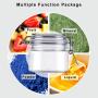 Factory price 150ml uv cosmetic cream plastic pet jar with airtight lids