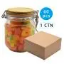 60pcs 750ml Octagon Customized jar with bamboo lid,Cat Bucking Puking Rainbow Shark Funny Weird Medical Odorless PET Jar 60pcs 750ml Octagon Customized jar with bamboo lid,Cat Bucking Puking Rainbow Shark Funny Weird Medical Odorless PET Jar