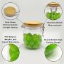60pcs 750ml Octagon Customized jar with bamboo lid,Cat Bucking Puking Rainbow Shark Funny Weird Medical Odorless PET Jar