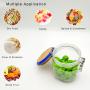 60pcs 750ml Octagon Customized jar with bamboo lid,Cat Bucking Puking Rainbow Shark Funny Weird Medical Odorless PET Jar