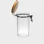 Conteneur de stockage 1000ml avec couvercle en bambou, réservoir pour épices, bouteille de rangement pour cuisine, café, thé – 1L, bocal hermétique. Conteneur de stockage 1000ml avec couvercle en bambou, réservoir pour épices, bouteille de rangement pour cuisine, café, thé – 1L, bocal hermétique.
