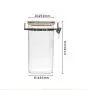 Conteneur de stockage 1000ml avec couvercle en bambou, réservoir pour épices, bouteille de rangement pour cuisine, café, thé – 1L, bocal hermétique. Conteneur de stockage 1000ml avec couvercle en bambou, réservoir pour épices, bouteille de rangement pour cuisine, café, thé – 1L, bocal hermétique.
