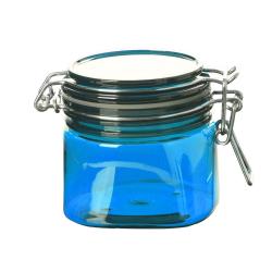 200g 200ml blue hot stamping cosmetic cream package custom screen print jar 