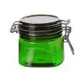 Large square shaped green acrylic cosmetic 200ml cream jar Large square shaped green acrylic cosmetic 200ml cream jar