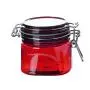 Empty red color plastic face mask plastic AS 200ml cosmetic jar Empty red color plastic face mask plastic AS 200ml cosmetic jar