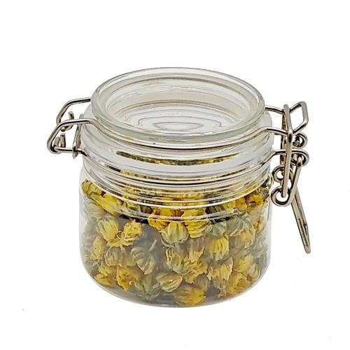 Small Lidded Plasric Jars With Locking Lids Plastic Tea Container / airtight Plastic jars with clamp lids
