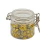 Small Lidded Plasric Jars With Locking Lids Plastic Tea Container / airtight Plastic jars with clamp lids