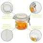 200ml(7 oz/8 oz) clear round plastic pet jar with colorful silicone lid for cosmetic,food,snack,and tea storage