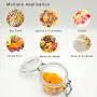 200Ml Mini Clear PET Jar Small Plastic Pet Jars Replacement And Lids PET Candy Tea Coffee Sugar Candy Storage Bottles & Jars Canisters