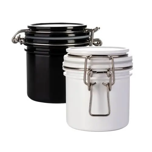 Keramik-Ananasförmige Behälter mit Deckel, Lebensmittelgeeignet, Handgefertigte Dose – Küchenwaren Essentials (2er Set)