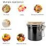 Black 200ml Frosted Plastic Pet Jars Feeling Bottle with bamboo lid and stainless buckle locker Black 200ml Frosted Plastic Pet Jars Feeling Bottle with bamboo lid and stainless buckle locker