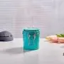200ml Sealed Plastic Pet Storage Jar Replacement With Bamboo Lid Spices Tank Container Kitchen Food Bottle Coffee Tea Caddy,S Sealed Jar-Blue 200ml Sealed Plastic Pet Storage Jar Replacement With Bamboo Lid Spices Tank Container Kitchen Food Bottle Coffee Tea Caddy,S Sealed Jar-Blue