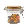 Bouteilles de stockage alimentaire PET, pots en verre scellés avec couvercle en bambou, grande capacité, idéal pour bonbons, thé, etc. (200 ml) Bouteilles de stockage alimentaire PET, pots en verre scellés avec couvercle en bambou, grande capacité, idéal pour bonbons, thé, etc. (200 ml)