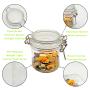 140pcs Clear Plastic Candy Jar Xmas Candy Storage Container Biscuit Snack Food Jars Party Candy Canister Candy Serving Container for Party