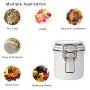 Bouteille cylindrique transparente 200ml pour stockage alimentaire, pots en plastique à large goulot pour cadeaux, bonbons, pâtisseries pour animaux de compagnie, avec impression de logo personnalisée (nouveau design) Bouteille cylindrique transparente 200ml pour stockage alimentaire, pots en plastique à large goulot pour cadeaux, bonbons, pâtisseries pour animaux de compagnie, avec impression de logo personnalisée (nouveau design)