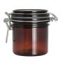 6oz / 7oz Straight Sided Amber Plastic Pet Jars for Cosmetic and candles