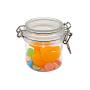 Cookie Jar PET Jars with Lid Airtight Storage Container Jar Kitchen Canister Food Cookie Stackable Jar,200ml