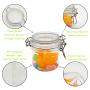 Jar Bottle World Airtight Food Storage Containers, PET Jars with Lids for Serving Candy, Cookie, Rice,Food - Set of 6