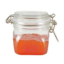 220ml clear mini airtight jam honey food container plastic pet jar replacement with lid