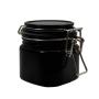 Food Honey Packaging Plastic Spice Mason Jars With Airtight Top Lids Black Empty Cookie Container Storage 
