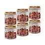 6pcs 250ml Boîtes en Plastique PET Square Transparent avec Couvercle en Bois 6pcs 250ml Boîtes en Plastique PET Square Transparent avec Couvercle en Bois