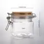 Wholesale proper price 400ml 3pcs plastic honey jar with wooden lid, plastic bottle for honey,honey jars wooden lids,wood honey jar Wholesale proper price 400ml 3pcs plastic honey jar with wooden lid, plastic bottle for honey,honey jars wooden lids,wood honey jar