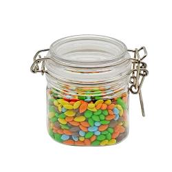 Wholesale 250ml food grade airtight pet plastic can Jar with custom oem service