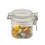 Mini Size Square Shape Plastic Pet Canister With plastic Lid Mini Size Square Shape Plastic Pet Canister With plastic Lid