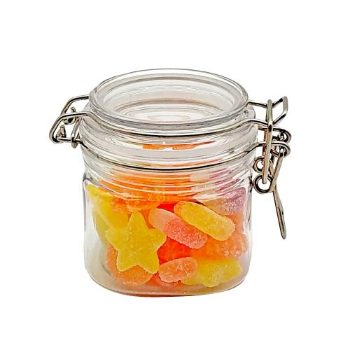 10 oz (250 ml) Victorian Square PET Jar  with PET Lid by Packaging For You