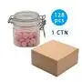 128pcs 250ml empty flat plastic spice jar slat pepper shaker jar with plastic airtight cap wholesale 128pcs 250ml empty flat plastic spice jar slat pepper shaker jar with plastic airtight cap wholesale