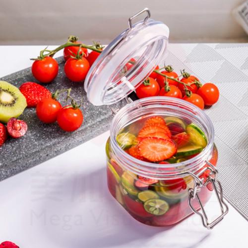 250ml Small PET Jars With Airtight Lids, PET Spice Jars - Leak Proof Rubber Gasket and Hinged Lid for Home and Kitchen, Small PET Containers with Lids for Party Favors (6 Pack) 250ml Small PET Jars With Airtight Lids, PET Spice Jars - Leak Proof Rubber Gasket and Hinged Lid for Home and Kitchen, Small PET Containers with Lids for Party Favors (6 Pack)