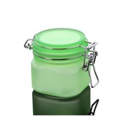 elegant green empty plastic acrylic cosmetics cream jars containers for cosmetic mask packaging