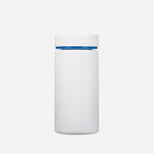24g 180ml cylinder pill medecine bottles cylindrical white plastic bottle