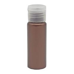 25ml Diameter 25mm H83mm Factory Price Amber Brown Mini Round Empty Sanitizer Squeeze Flip Bottle Hand Disinfection Pet Bottle 