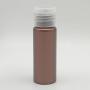 25ml Diameter 25mm H83mm Factory Price Amber Brown Mini Round Empty Sanitizer Squeeze Flip Bottle Hand Disinfection Pet Bottle 