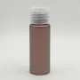 25ml Diameter 25mm H83mm Factory Price Amber Brown Mini Round Empty Sanitizer Squeeze Flip Bottle Hand Disinfection Pet Bottle 
